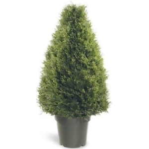 36 Potted Artificial Rounded Triangular Juniper Topiary Tree - All