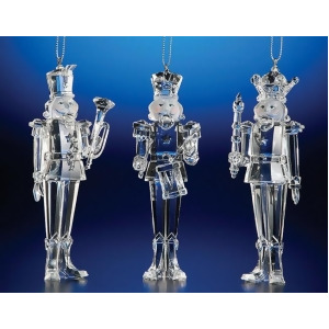 Club Pack of 12 Icy Crystal Decorative Christmas Nutcracker Ornaments 5.5 - All