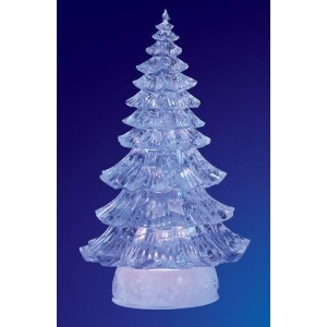 Pack of 2 Icy Crystal Illuminated Traditional Christmas Tree Figures 12 - All