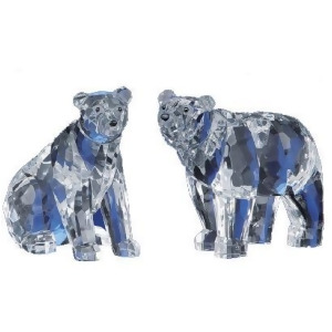 Pack of 4 Icy Crystal Decorative Bears Figurines 5 - All