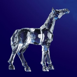 Pack of 8 Icy Crystal Decorative Horse Figurines 5 - All