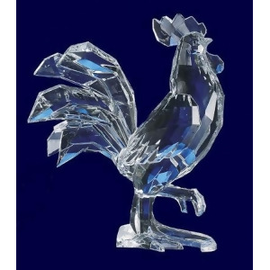 Pack of 4 Icy Crystal Decorative Rooster Figurines 7 - All