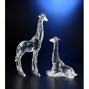 Pack of 2 Icy Crystal Decorative Giraffe Figures 15.5 - All