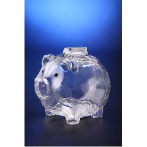 Pack of 6 Icy Crystal Decorative Functional Piggy Bank with Removable Plug 4.5 - All