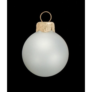 2Ct Clear Frost Glass Ball Christmas Ornaments 6 150mm - All