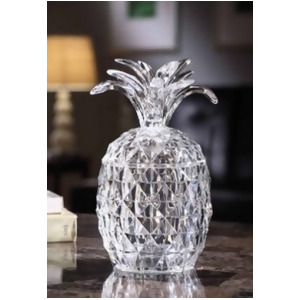 Pack of 2 Icy Crystal Illuminated Decorative Pineapple Candy Jar 9 - All