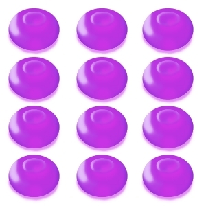 Club Pack of 12 Battery Operated Led Purple Waterproof Floating Blimp Lights - All