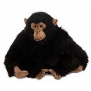 Set of 2 Lifelike Handcrafted Extra Soft Plush Adult Chimp Monkey Stuffed Animals 18 - All
