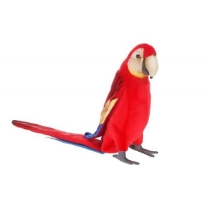 Set of 2 Lifelike Handcrafted Extra Soft Plush Scarlet Macaw Bird Stuffed Animals 28 - All