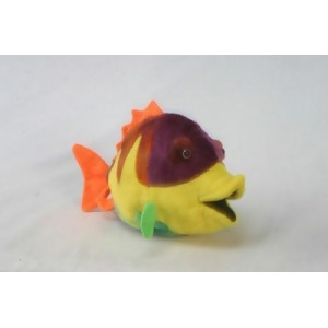 Set of 4 Lifelike Handcrafted Extra Soft Plush Colorful Fish Stuffed Animals 12'' - All