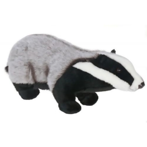 Set of 2 Lifelike Handcrafted Extra Soft Plush Badger Stuffed Animals 17.5 - All