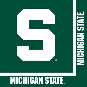 Pack of 240 Ncaa Michigan State Spartans 2-Ply Tailgating Party Lunch Napkins - All