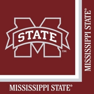 Pack of 240 Ncaa Mississippi State Bulldogs 2-Ply Tailgating Party Lunch Napkins - All