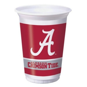 96 Ncaa Alabama Crimson Tide Plastic Drinking Tailgate Party Cups 20 Ounces - All