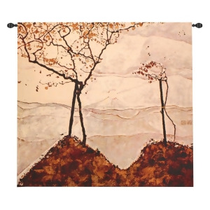 Autumn Sun and Trees Wall Hanging Tapestry 53 x 53 - All