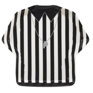 Pack of 12 Sports Official Referee Jersey Shaped Party Serving Tray Platters - All