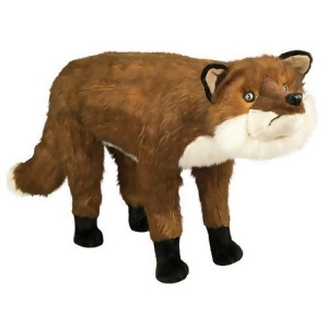 34 Soft Plush Standing Fox Stuffed Footrest Ottoman - All