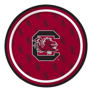 Pack of 96 Ncaa South Carolina Gamecocks Round Tailgate Party Paper Plates 7 - All