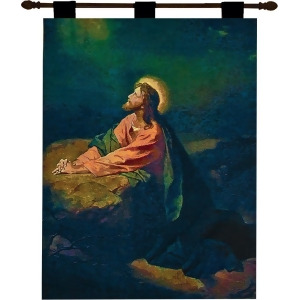 Religious Garden of Gethsemane Wall Hanging Tapestry 26 x 36 - All
