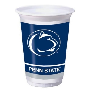 96 Ncaa Penn State Nittany Lions Plastic Drinking Tailgate Party Cups 20 Ounces - All