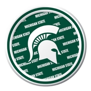 Pack of 96 Ncaa Michigan State Spartans Round Tailgate Party Paper Plates 7 - All