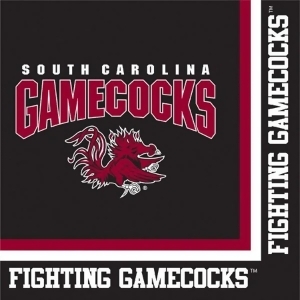 Pack of 240 Ncaa South Carolina Gamecocks 2-Ply Tailgating Party Lunch Napkins - All