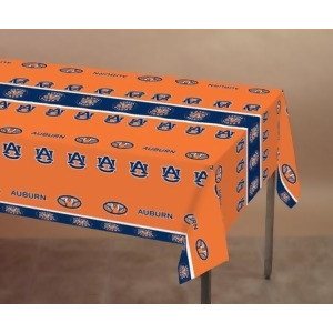 12 Ncaa Auburn Tigers Plastic Tailgating Banquet Table Cloths 54 x 108 - All