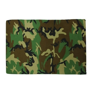 Camouflage Printed Deluxe Square Pet Dog Bed Medium - All