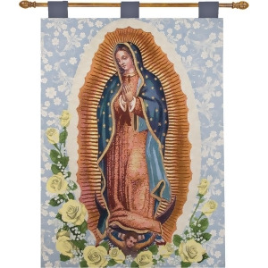Religious Our Lady of Guadalupe Wall Hanging Tapestry 26 x 36 - All