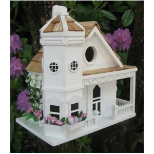 9 White Victorian Manor Fully Functional Decorative Outdoor Garden Bird House - All