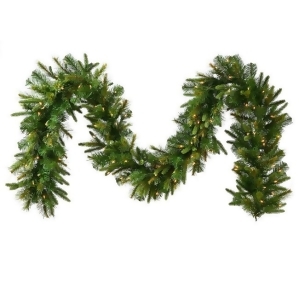 9' x 14 Pre-Lit Mixed Cashmere Pine Artificial Christmas Garland Warm Clear Led Lights - All