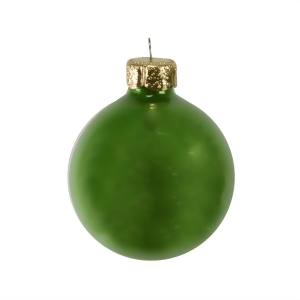 28Ct Pearl Soft Green Glass Ball Christmas Ornaments 2 50mm - All