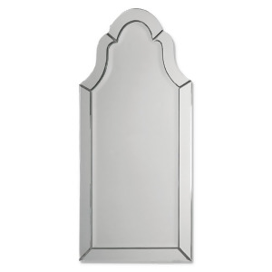 44 Elegant Unframed Beveled Arch Wall Mirror - All