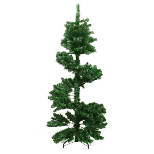 7' Spiral Pine Artificial Christmas Tree Unlit - All