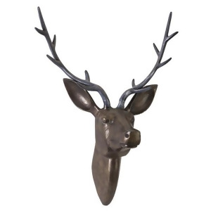 26 Rustic Lodge Griffin Cast Aluminum Wall Mounted Deer Head - All