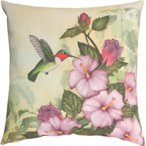 18 Happy Hummingbird Outdoor Patio Throw Pillow - All