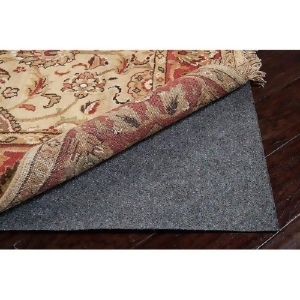 Gray Recycled Fiber Standard Reversible Felted Pad for an 8' x 11' Area Rug - All