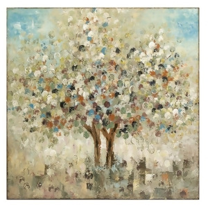 36.25 Celebration of Seasons Botanical Tree Handpainted Oil Wall Painting - All