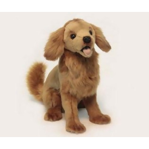 13.25 Life-Like Handcrafted Extra Soft Plush Golden Retriever Puppy Dog Stuffed Animal - All