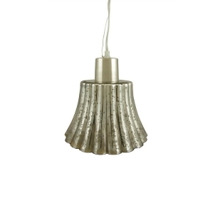 9 Metallic Mercury Glass Bell Hanging Pendant Ceiling Lamp - All
