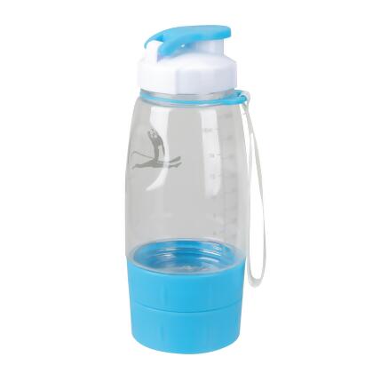 Blue 3-in-1 Portable Shake Bottle for Healthy Drinks, 9-Inch alternate image