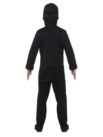 44 Black & Blue Ninja Assassin Boy Child Halloween Costume - Small