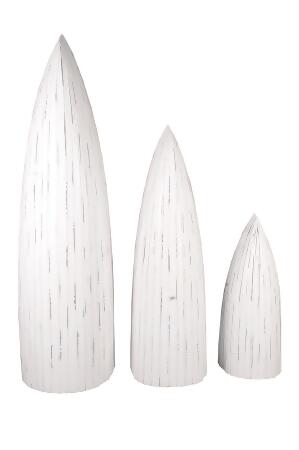 Set of 3 White Sunset Trading Cottage Shelves 77" alternate image