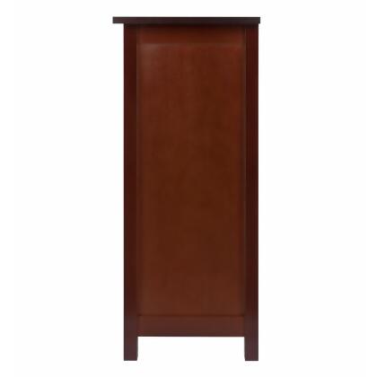 38.75” Long 3-Tier Antique Walnut Finish Solid Wood Storage Shelf Bookcase alternate image