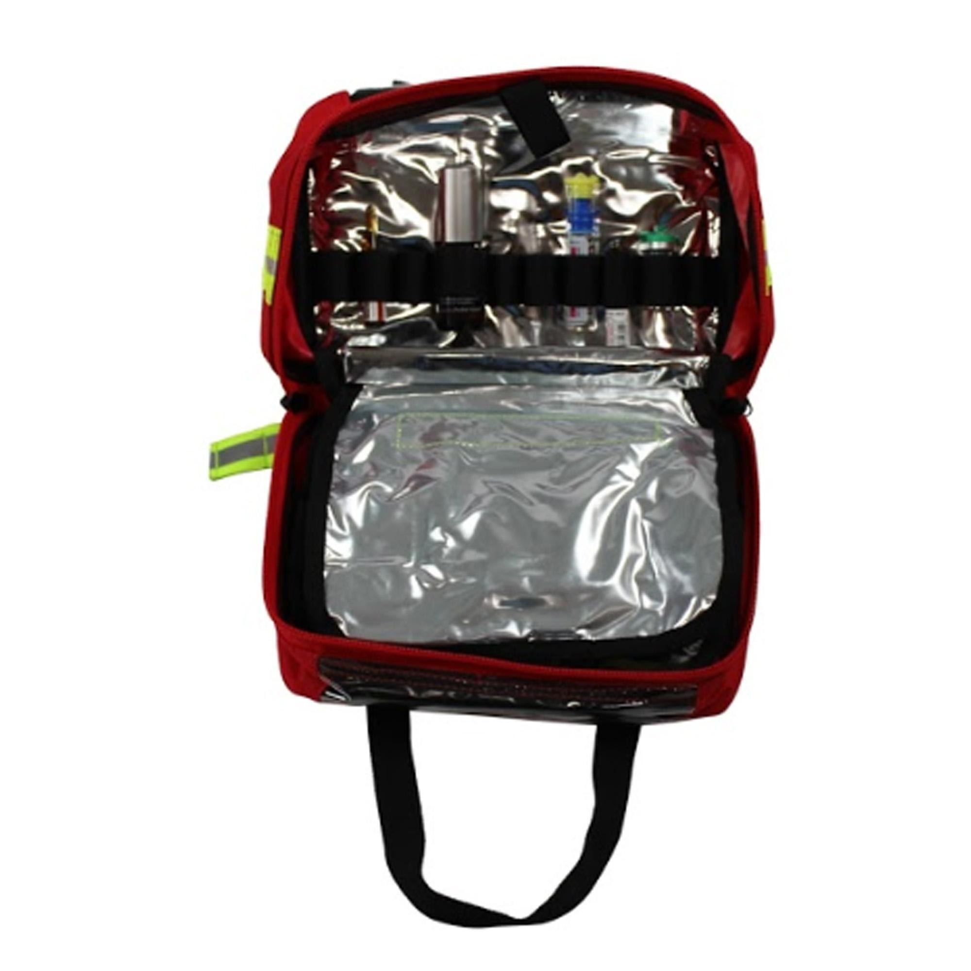 10" Red, Black, and Lime Green Outdoor Emergency Accessories Kemp USA EMS Drug Pouch alternate image