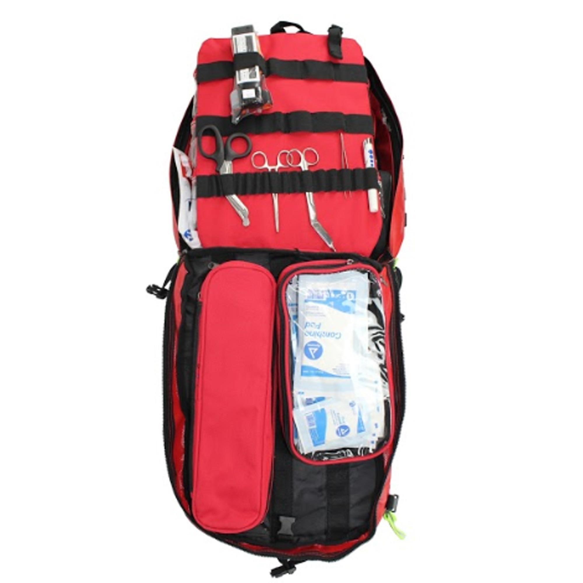 17" Red, Black, and Lime Green Outdoor Emergency Accessories Kemp USA Medical Supply Kit F alternate image