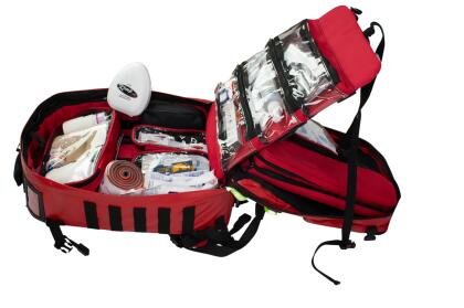 17" Red, Black, and Lime Green Outdoor Emergency Accessories Kemp USA Medical Supply Kit F alternate image