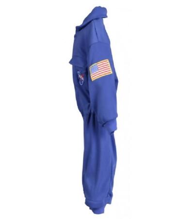 Blue NASA Flight Suit Halloween Costume Romper (6-12ms) alternate image