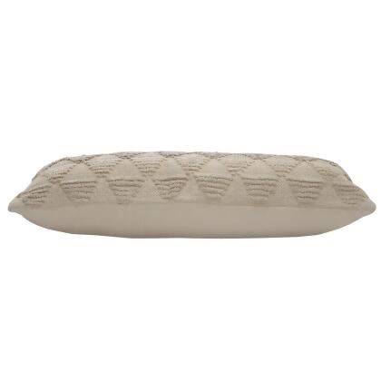 36" Black and Ivory Geometric Rectangular Lumbar Pillow alternate image