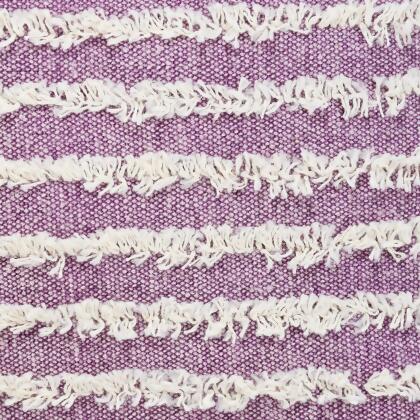 36" Lavender and White Wispy Ways Rectangular Lumbar Throw Pillow alternate image